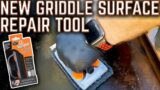RUST ON GRIDDLE? NEW GRIDDLE REPAIR TOOL – Q-Swiper! HOW TO REPAIR STEEL GRIDDLE SURFACE