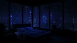 Rain on Window at Night City – Close Your Eyes and Experience Instant Sleep with Rain on Your Window