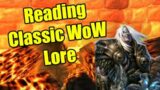 Reading 50 Classic WoW In-Game Lore Books – Part 4 (Return of the Burning Legion/Lich King)