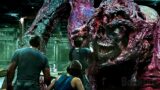 Resident Evil Heroes VS The Biggest Zombie Ever | Resident Evil: Death Island | CLIP