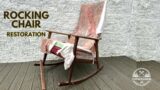 Restoration and Re-upholstery of an old broken chair.