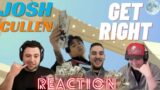 (SB19) JOSH CULLEN | REACTION |  'GET RIGHT' M/V