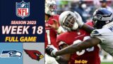 Seattle Seahawks Vs Arizona Cardinals Week 18 FULL GAME 01/07/2024 | NFL Highlights Today