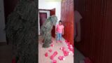 Shark FUNNY VIDEO GHILLIE SUIT TROUBLEMAKER BUSHMAN PRANK try not to laugh tiktok bhoot realfools