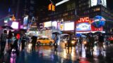 Slowly Rain in USA city || Many people enjoy rain || Sleeping sound || BlackScreen sound in 2024