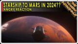SpaceX Mission to Mars 2024!  Reaction Video!