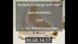 Symbolic Exchange and Death Intro. -Ch01- The End of Production – Microsoft David