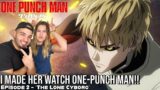 THE MOST INSANE SLAP IN ALL OF ONE-PUNCH MAN LOL!! Girlfriend's Reaction Episode 2