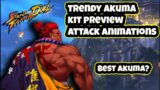 TRENDY AKUMA UNIT PREVIEW What does he do and how are his animations Street Fighter Duel