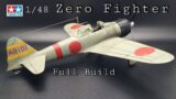 Tamiya 1/48 Zero Fighter A6M2 (Zeke), My first plane ever!! Full Build