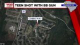Teen ‘severely shot’ with BB gun in drive-by