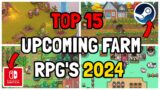 The 15 Most Popular Upcoming Farm RPG's For 2024!