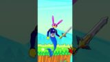The Battle Between Mermaid Jax vs Monster to rescue Pomni: Who wins? | Funny Animation #shorts