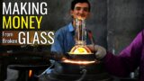 They make money from the broken pieces of glass | Handblown Glass Oil Lamps