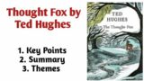 Thought Fox Poem by Ted Hughes Summary and Themes in Urdu/Hindi | The Thought Fox Poem Key Points