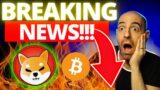 URGENT ALERT! WE CAN'T LET THIS HAPPEN!! THEY ARE SELLING AND CRYPTO IS CRASHING!! BITCOIN SHIBA INU