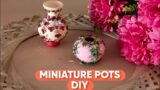 Unlocking the Mysterious Secrets of Miniature Pot Decor | Miniature Terracotta Pot decor ideas
