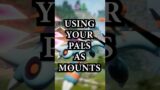 Using your pals as mounts in Palworld #shorts