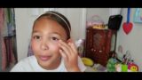 Violet Stephaniee 9 Years Old | Makeup Routine | Rare Beauty