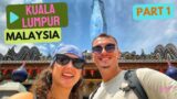 Visiting KUALA LUMPUR Malaysia ~ Petronas Tower + KL Tower + Jalan Petaling GLOBAL TRAVEL COUPLE