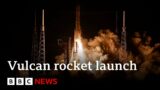 Vulcan rocket launches on Moon mission | BBC News