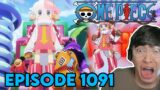 WELCOME TO FUTURE ISLAND !!! ANOTHER VEGAPUNK ?! | Episode 1091 | One Piece REACTION !
