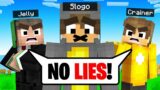 We BANNED Lying In SQUID ISLAND! (Minecraft)