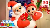 Who is Santa Claus? LOOP | Christmas Songs | Little Angel Kids Videos and Nursery Rhymes
