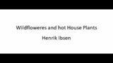 Wildfloweres and hot House Plants – Henrik Ibsen