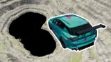 Will Your Car Survive the Leap of Death? BeamNG.drive's Thrilling Obstacle Course #763