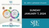 Worship Service, January 7, 2024, St. John Lutheran Church, Boerne, Texas (Sermon begins at 24:30)