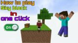 minecraft pocket edition sky block | how to download sky block in minecraft pocket edition 1.20
