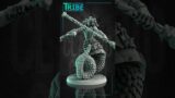 3D print miniatures, medusa monster dungeons and dragons 3d miniatures