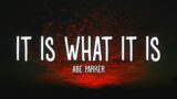 Abe Parker – it is what it is (Lyrics)