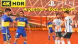 Argentina v Boca Juniors 4v4, Mars Base, Volta Mode, EA Sports FC 24 Gameplay (PS5 UHD 4K 60FPS HDR)