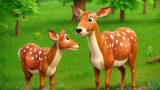 Baby Deer's Jungle Adventure | Elephant & Gorilla to the Rescue – Toon Animals Adventure