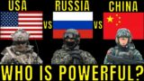 Battle of the Giants USA vs Russia and China Military Power