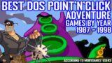 Best DOS Point'n'Click Adventure Games by Year 1987 – 1998
