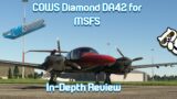 COWS Diamond DA42 for MSFS | In-Depth Review by Real World Twinstar Pilot!