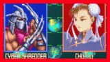 CYBER SHREDDER VS CHUN-LI | SUPER WORLD WARRIORS ++