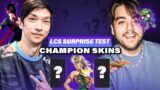 Can pros NAME these League of Legends skins? – Surprise Test