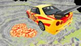 Cars vs Leap of Death Lava Pit Realistic Crashes  628 – BeamNG.drive | Gameweon