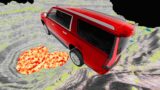 Cars vs Leap of Death Realistic Crashes BeamNG drive #574 | Gameweon