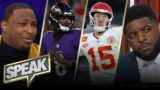 Chiefs beat Ravens, more impressed with Mahomes or disappointed in Lamar? | NFL | SPEAK