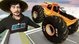 Crashing Monster Trucks Into MrBeast | BeamNG Drive – Griff's Garage