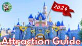 Disneyland ATTRACTION GUIDE – 2024 – All Rides & Shows – Anaheim, California