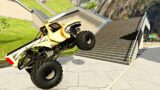 EL TORO LOCO Monster Jam Trucks Vs Death Stairs Destruction and Beamng drive