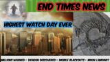 END TIMES NEWS: MILLIONS WARNED – HIGHEST WATCH DAY EVER – EAST COAST SINKING – CHINESE DRAGON FOUND