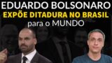 Eduardo Bolsonaro nos EUA denunciando a ditadura que se instalou no Brasil