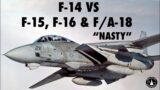 F-14 vs F-15, F-16 & F/A-18 | Mike "Nasty" Manazir (Full)